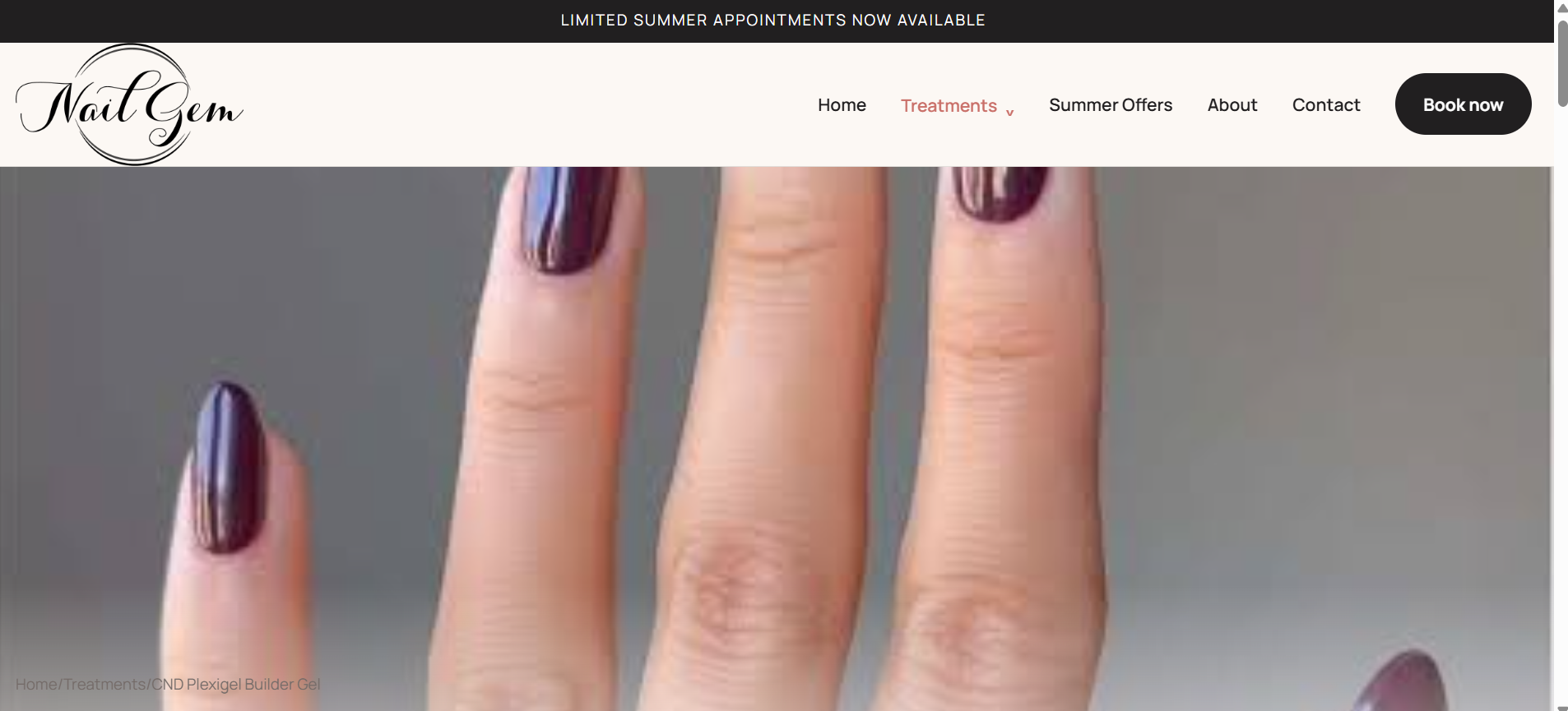 CND Plexigel natural colour range