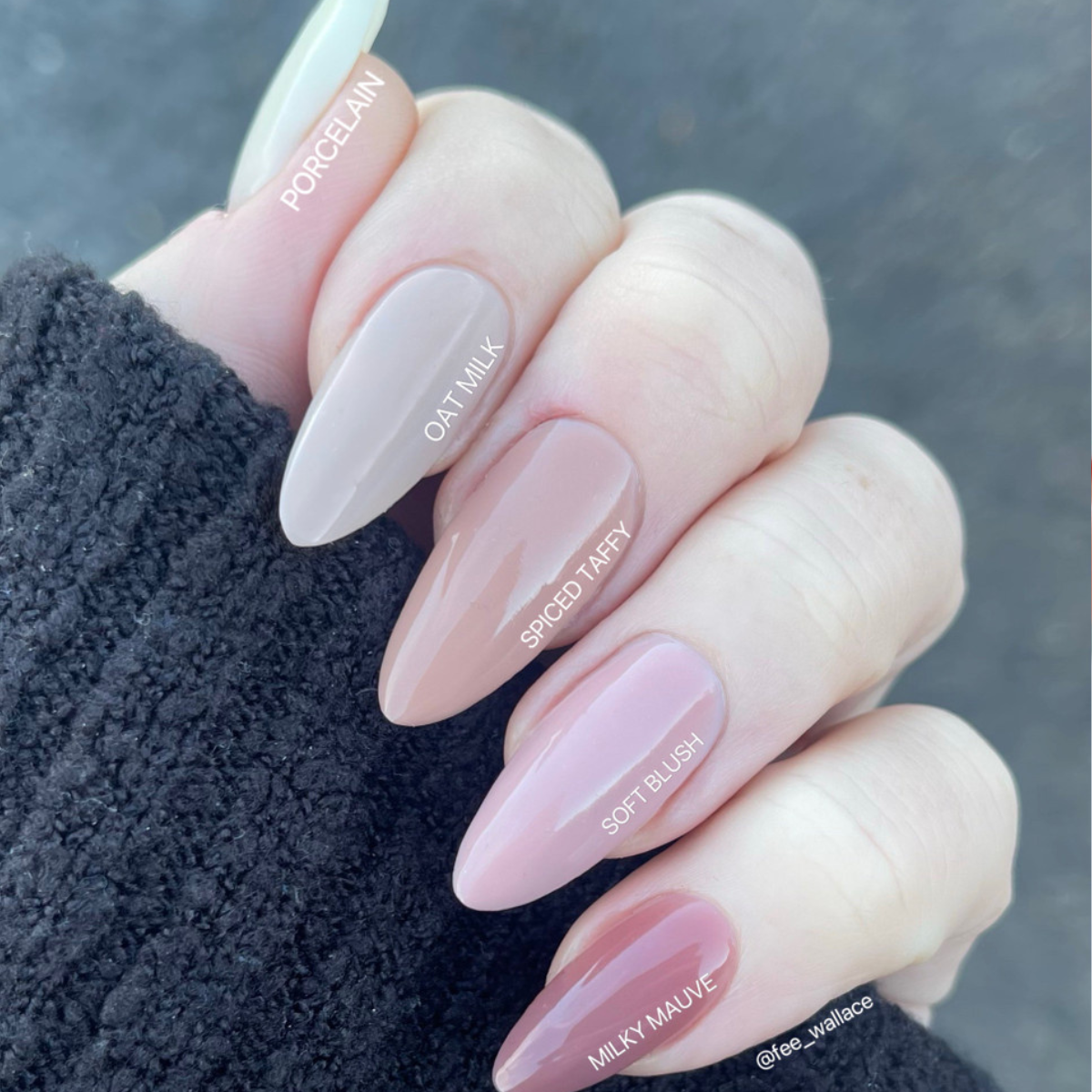 CND Plexigel neutral builder gel nails