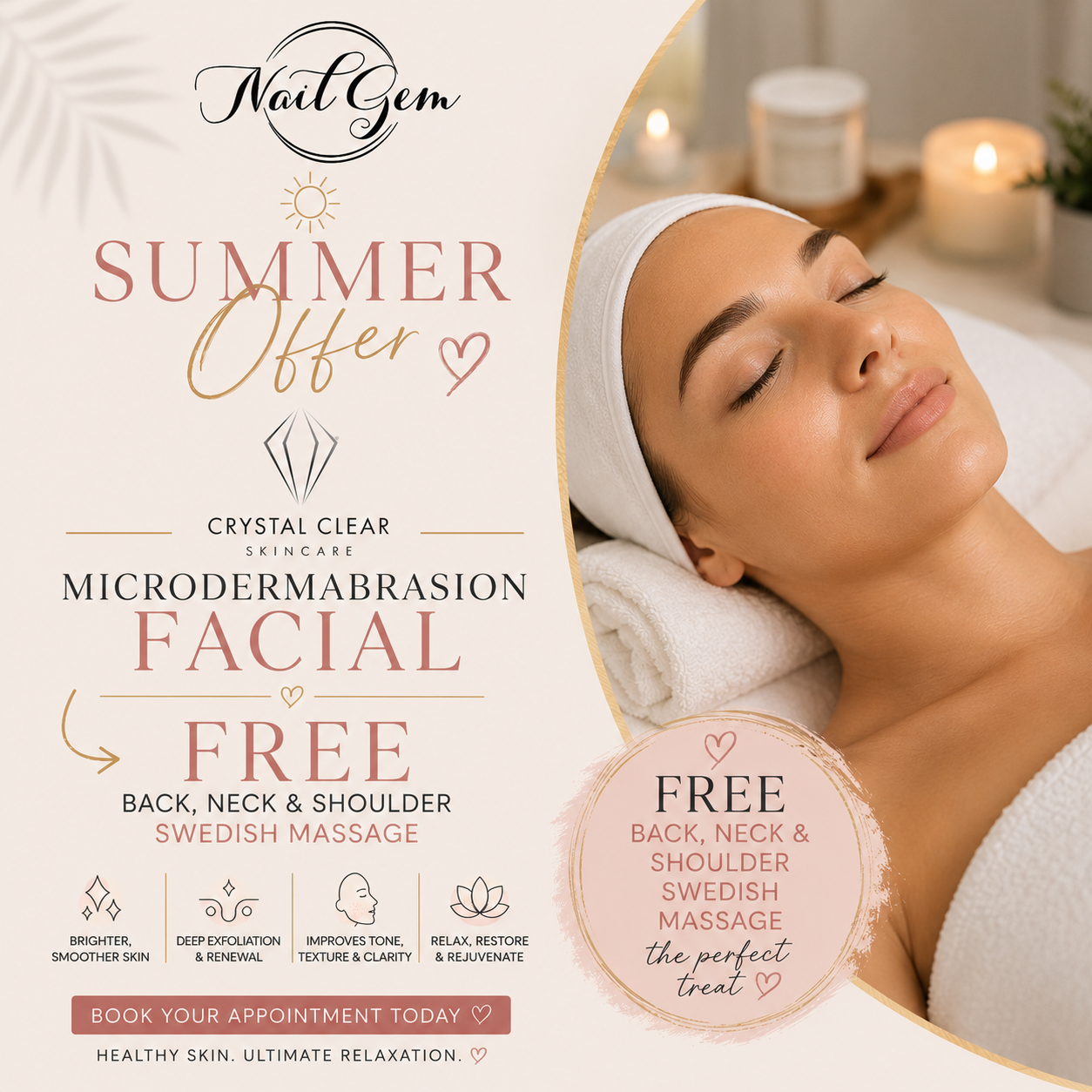 Crystal Clear Microdermabrasion Facial