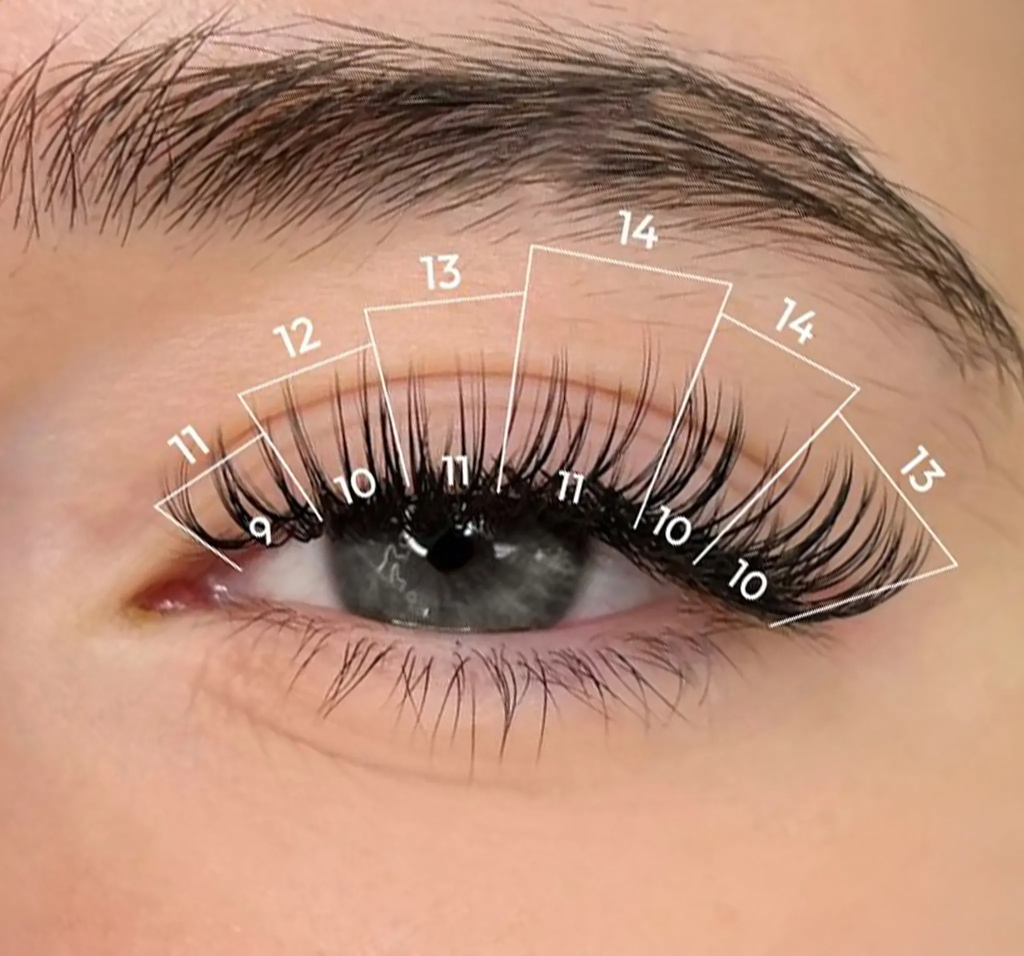 Bespoke lash mapping